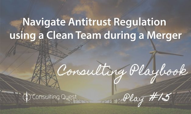 Consulting Playbook: Key Steps to Navigate Antitrust Regulation during a merger