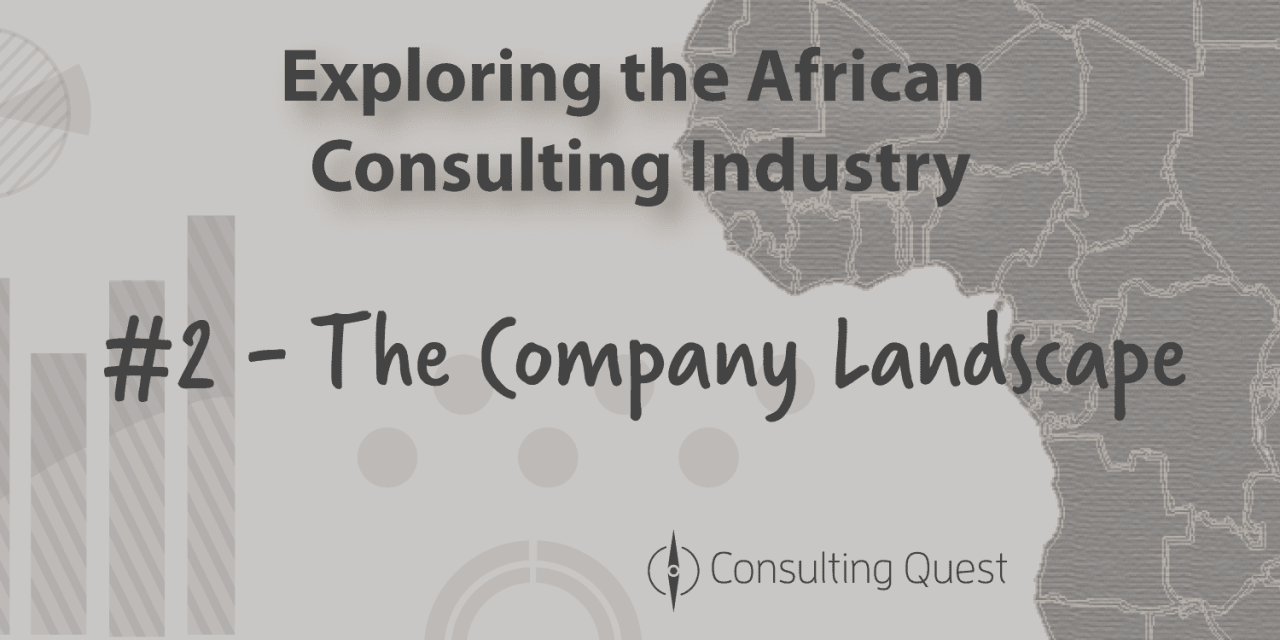 An African Consulting Industry still dominated by Foreign Companies