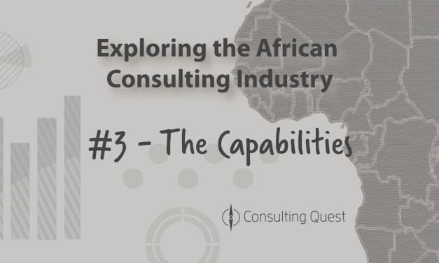 The African Consulting Market is focused on Strategy and Human Capital