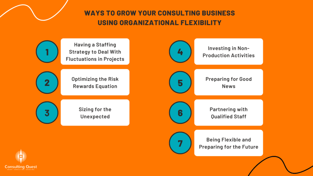 Ways to grow your consulting business using organizational flexibility