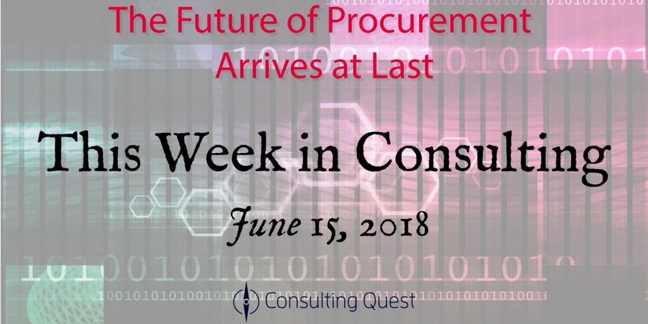 This Week in Consulting: The Next-Generation Procurement