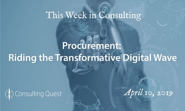 This Week in Consulting: Procurement-Riding the Transformative Digital Wave