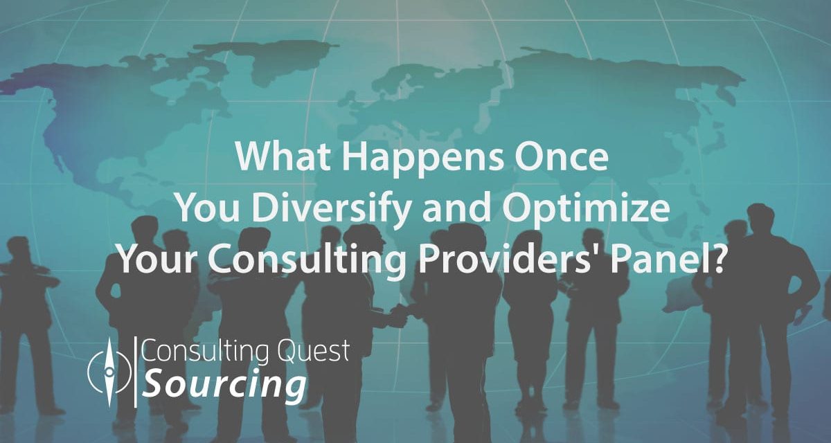 What Happens Once You Diversify and Optimize Your Consulting Providers’ Panel?