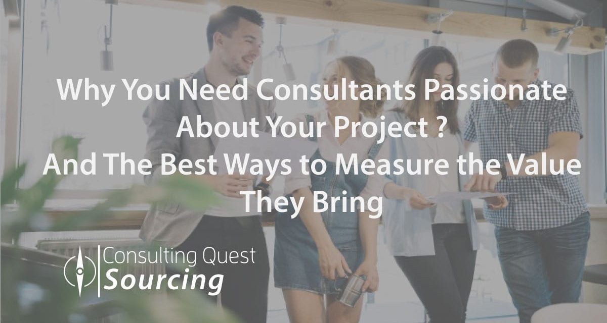Why You Need Consultants Passionate About Your Project ? And The Best Ways to Measure the Value they bring