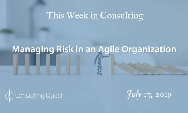 This Week in Consulting: Managing Risk in an Agile Organization