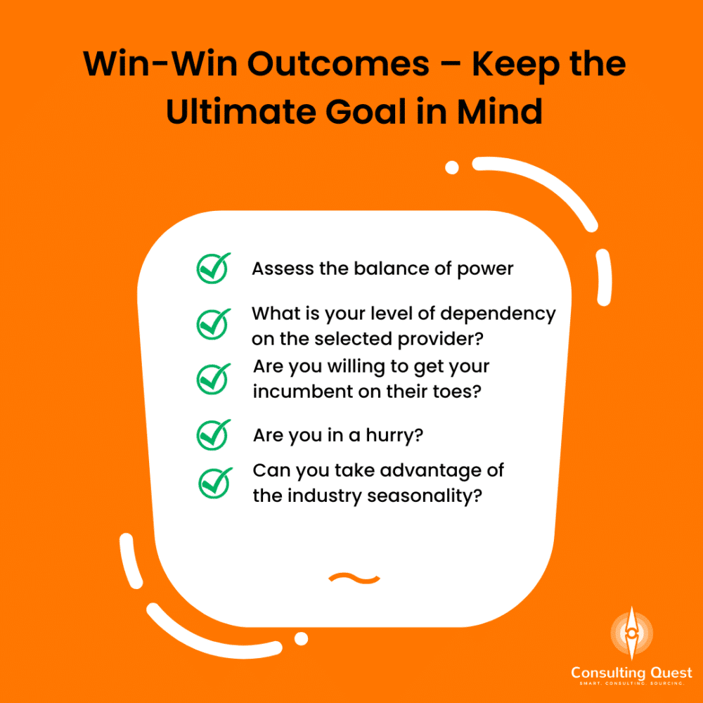 Win-Win Outcomes – Keep the Ultimate Goal in Mind