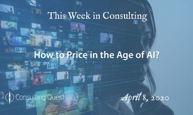 This Week in Consulting: How to Price in the Age of AI?