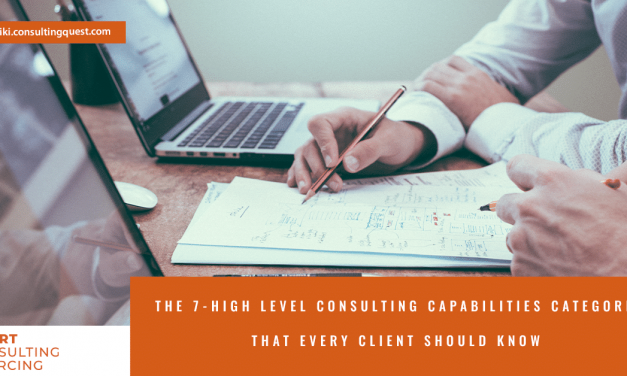 The 7-High Level Consulting Capabilities Categories That Every Client Should Know