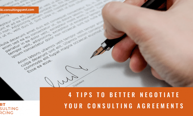 4 tips to better negotiate your consulting agreements