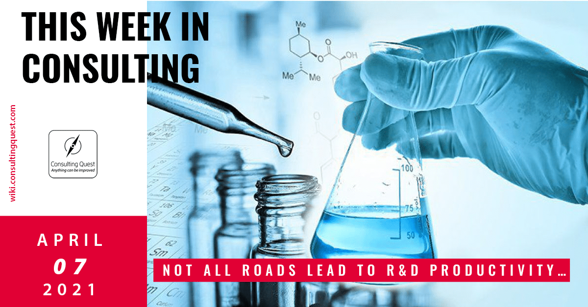 This Week In Consulting: Not all roads lead to R&D productivity
