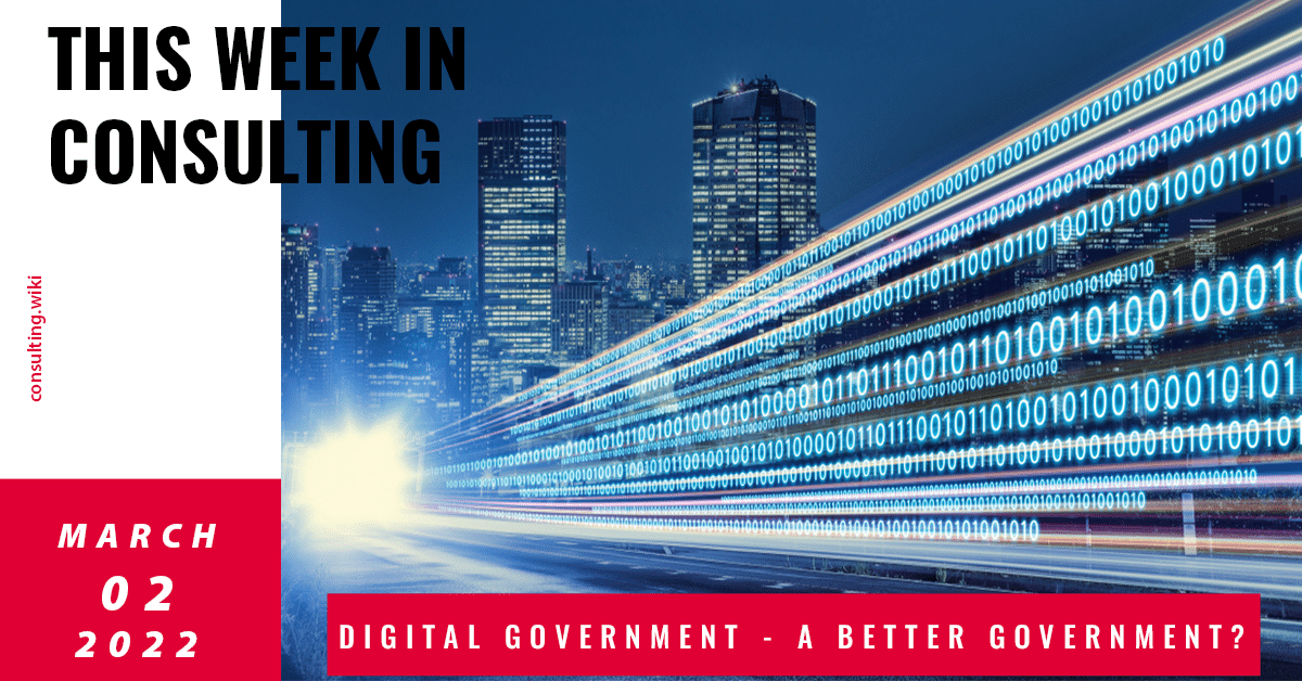 The digital transformation of the public sector | This Week in Consulting