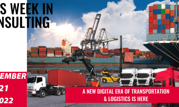A look into the future of Transportation & Logistics Sector | This Week in Consulting