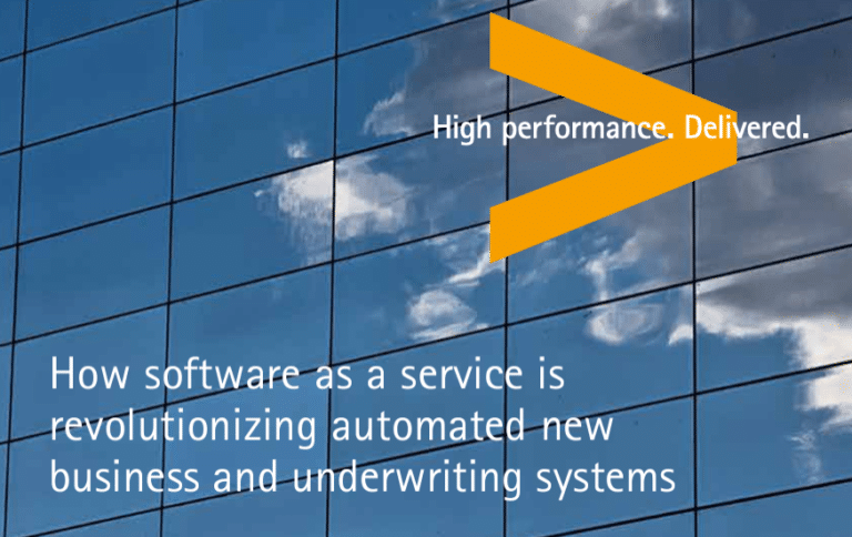 Accenture - How SaaS is revolutionizing automated new business and underwriting systems