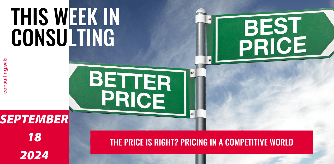 From Profit to Planet: Why Pricing is Everyone’s Business | This Week in Consulting